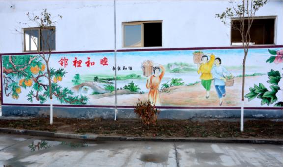 清流乡镇文化墙 乡风文明焕发新活力