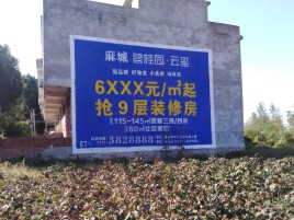 清流墙体广告的好处